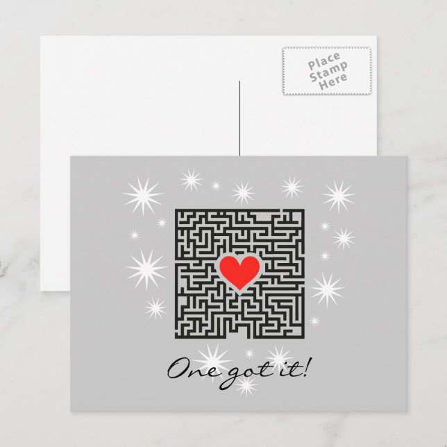 Einladungskarten JGA Postcard (Front/Back)