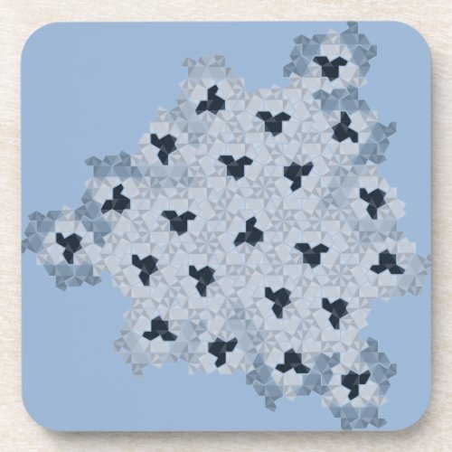 Einstein aperiodic tiling Rocky Mountain Winter Beverage Coaster