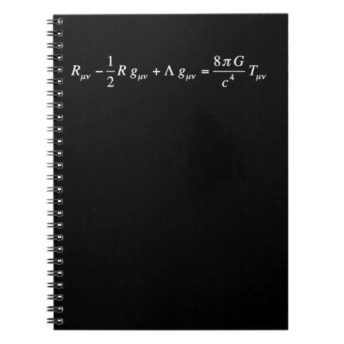 Einstein field equation of general relativity notebook