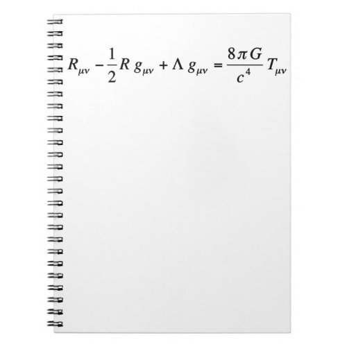 Einstein field equation of general relativity notebook