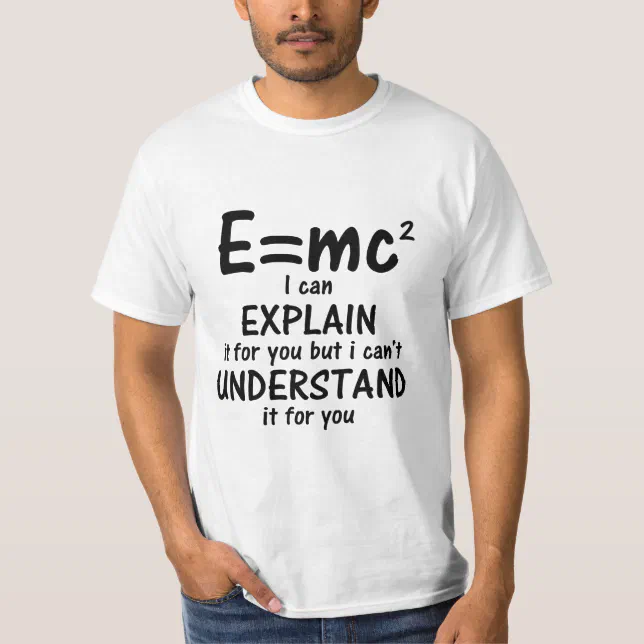 Einstein Relativity Theory T-Shirt | Zazzle