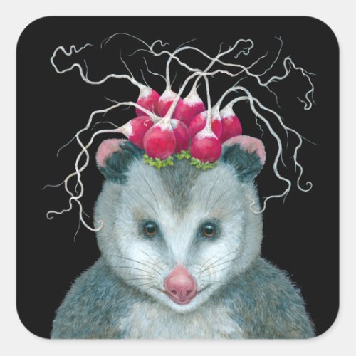 Einstein the opossum stickers