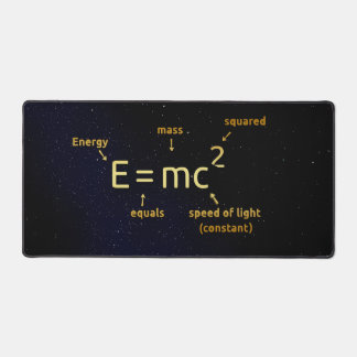 Einstein's Equation Desk Mat