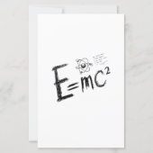 Einstein's Theory of Relativity. Formula (Front)