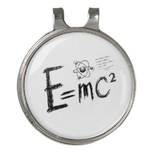 Einstein's Theory of Relativity. Formula Golf Hat Clip