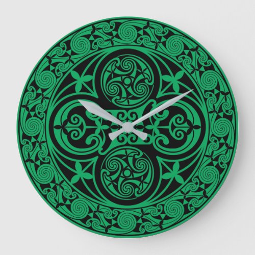 Eire Celtic Irish ambigram Large Clock