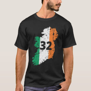 Eire Ireland 32 County Tricolour Nationalist Vinta T-Shirt