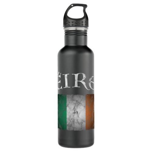 Eire Ireland Flag  I Irish St Patricks Day Idea  Stainless Steel Water Bottle