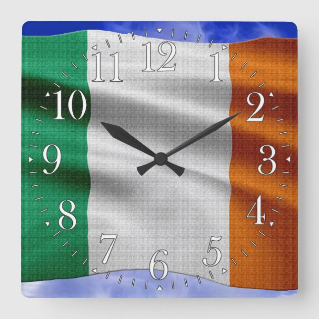 EIRE - IRELAND Flag Proud Patriotic Wall Clock (Front)