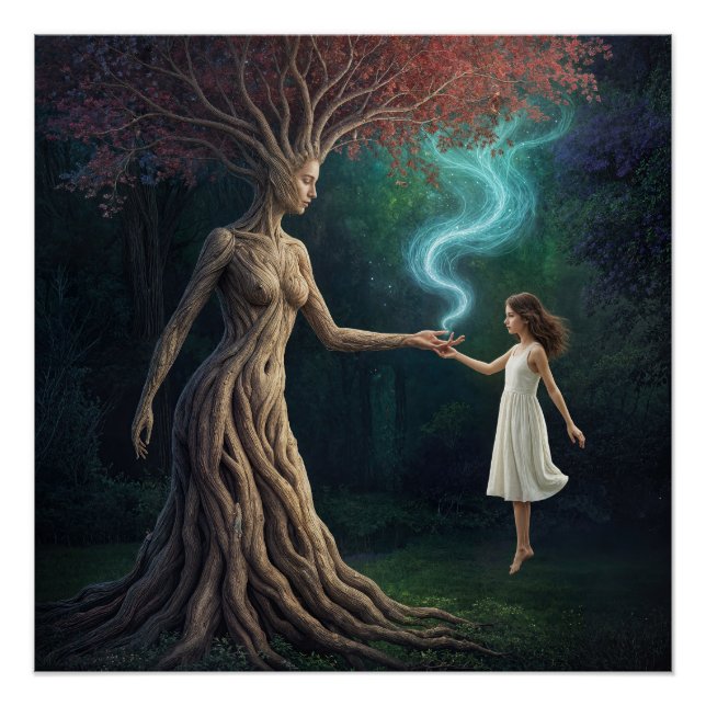 "Eirene’s Woodland Crossing” – A Surreal Reality Poster (Front)