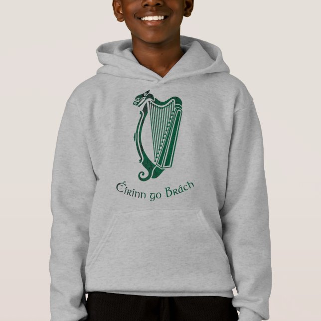 Éirinn go Brách (Ireland to the End of Time) Hoodie (Front)