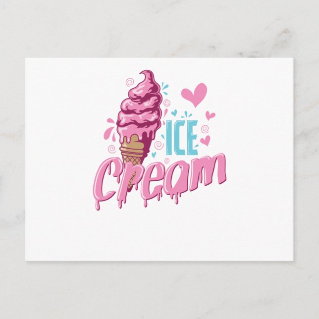 Eis "Ice Cream" Softeis Postcard (Front)