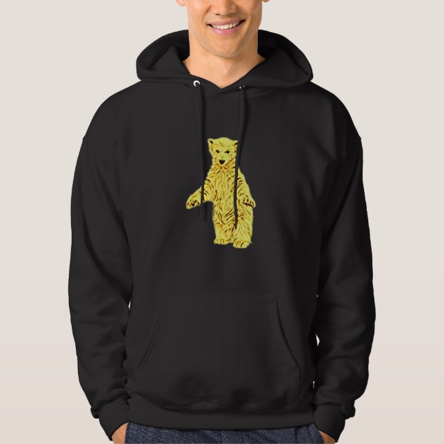 Eisbär Children's  With Bear North Pole Endangered Hoodie (Front)