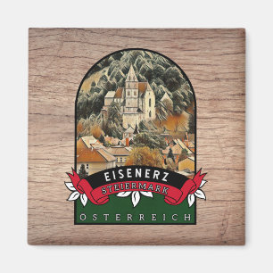 Eisenerz Steiermark Vintage Österreich Souvenir Magnet