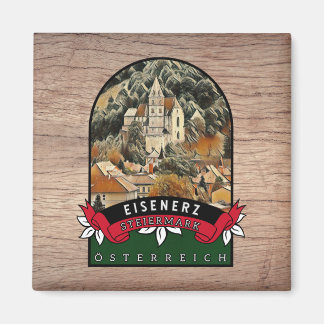 Eisenerz Steiermark Vintage Österreich Souvenir Magnet