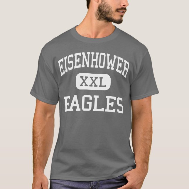 Eisenhower - Eagles - High - Lawton Oklahoma T-Shirt (Front)