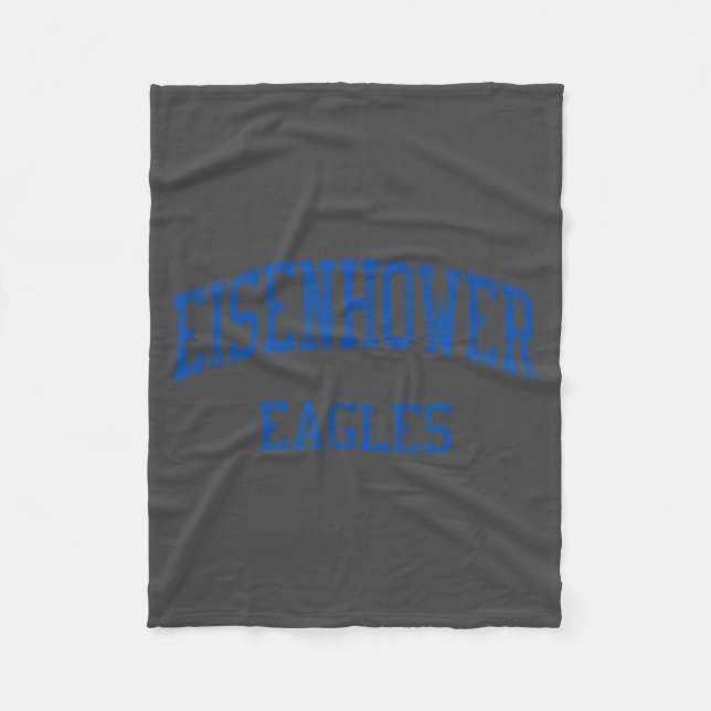 Eisenhower High School Hs Shelby Township Mi Vinta Fleece Blanket (Front)