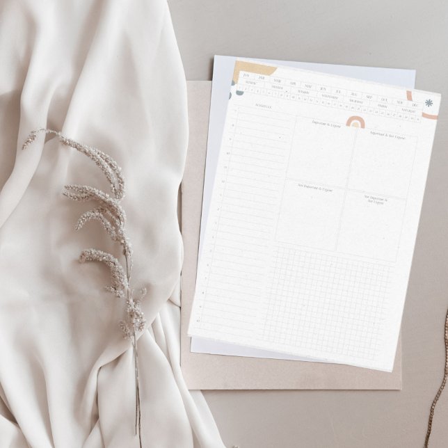 Eisenhower Matrix Undated Daily  Notepad (Creator Uploaded)