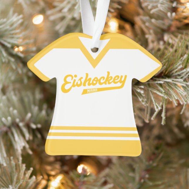 Eishockey Mama German Hockey Mom Ornament (Tree)
