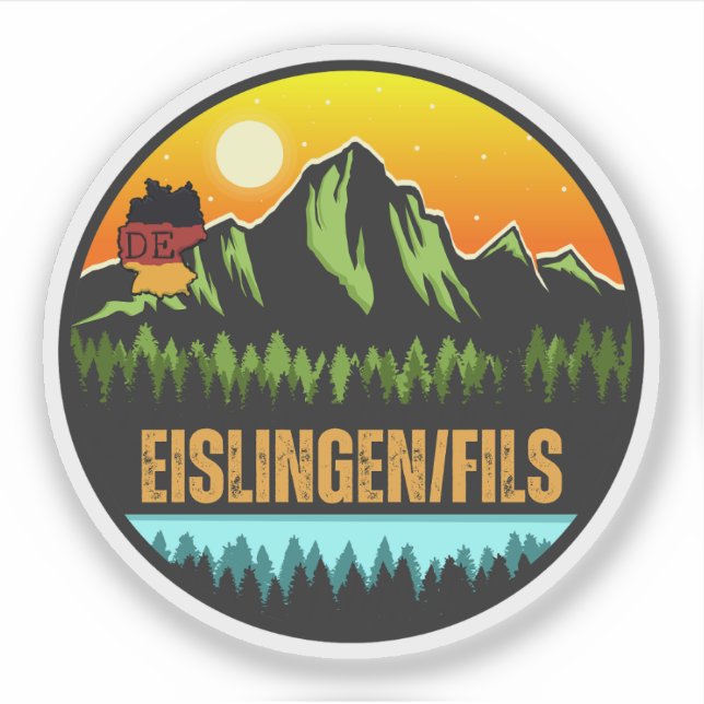 Eislingen Fils, Baden-Württemberg Germany Sticker (Front)