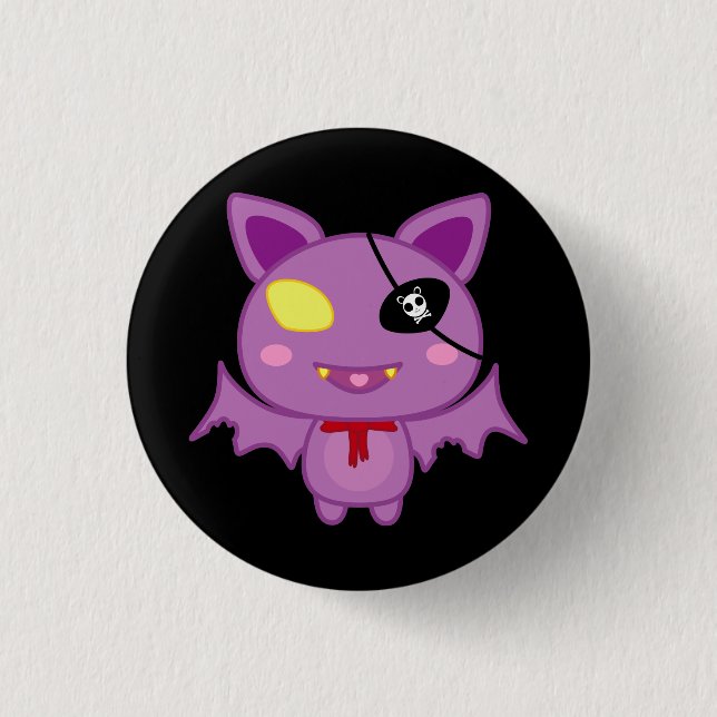 Eitel the Bat Pinback Button (Front)