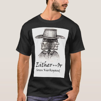 EitherOr Kierkegaard Book Cover T-Shirt
