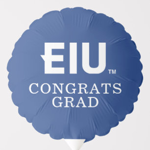 EIU Block Letter Balloon