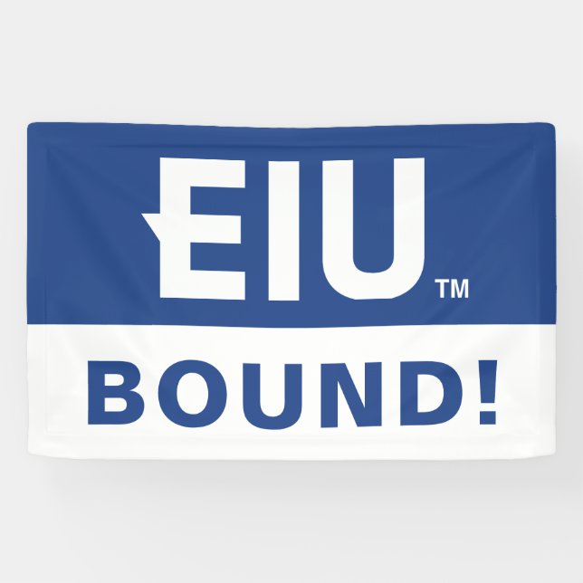 EIU Block Letter Banner (Horizontal)