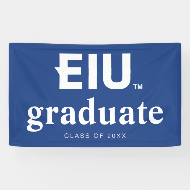 EIU Block Letter Banner (Horizontal)