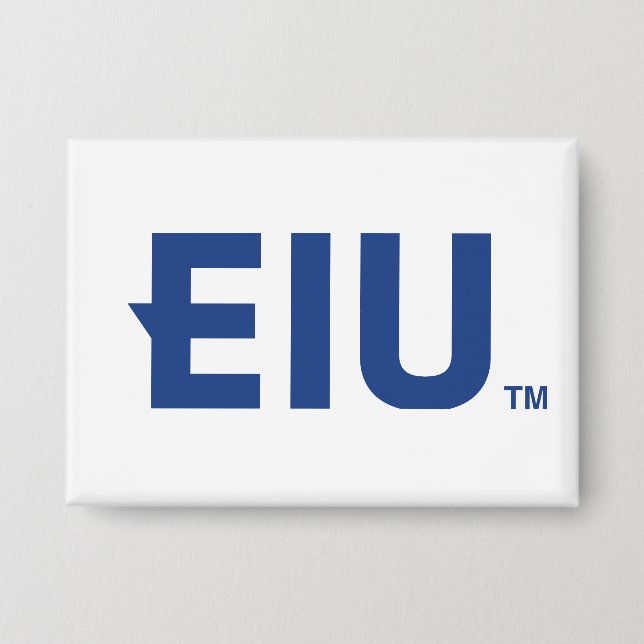EIU Block Letter Button (Front)