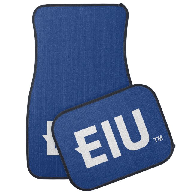 EIU Block Letter Car Floor Mat (Set)
