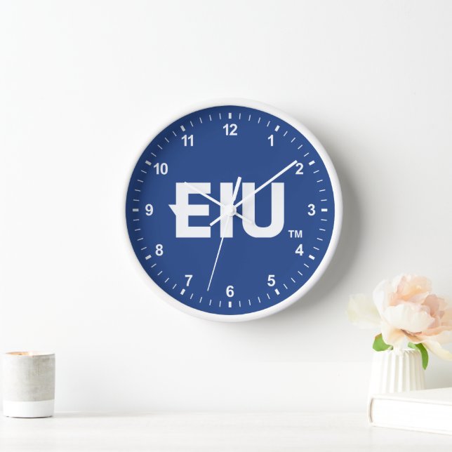 EIU Block Letter Clock (Home)