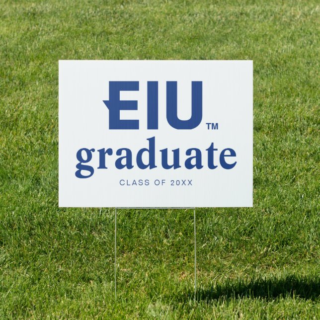 EIU Block Letter Sign (Insitu)