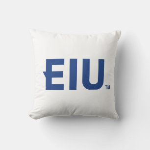 EIU Block Letter Throw Pillow