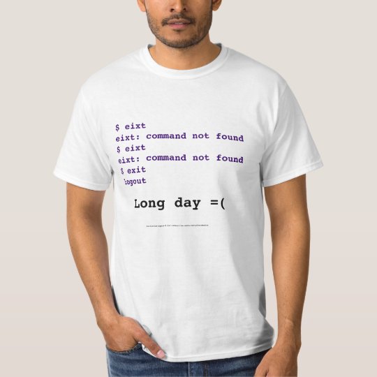 Eixt Eixt Exit Logout T-Shirt