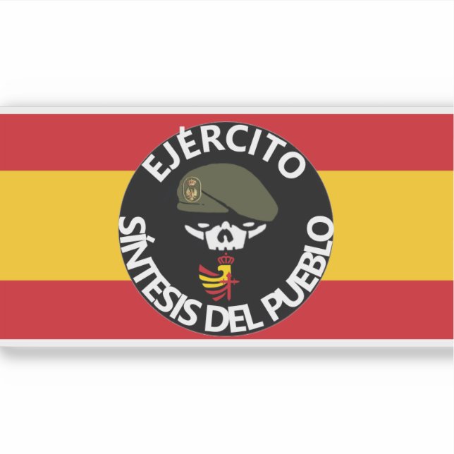 Ejército Español Sticker (Front)