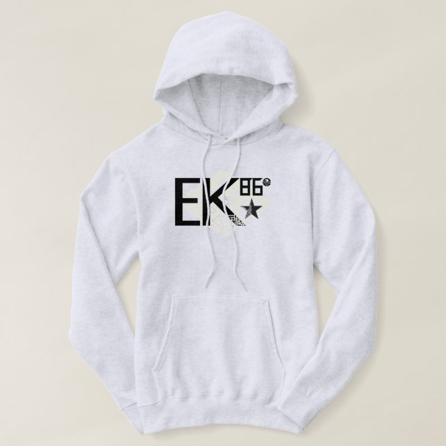 EK86 BLK LOGO HOODIE (Design Front)