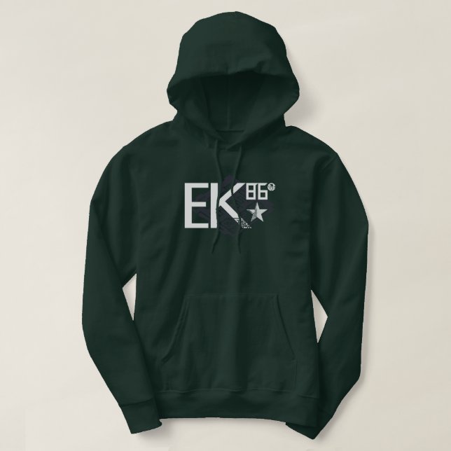 EK86 WHT LOGO HOODIE (Design Front)