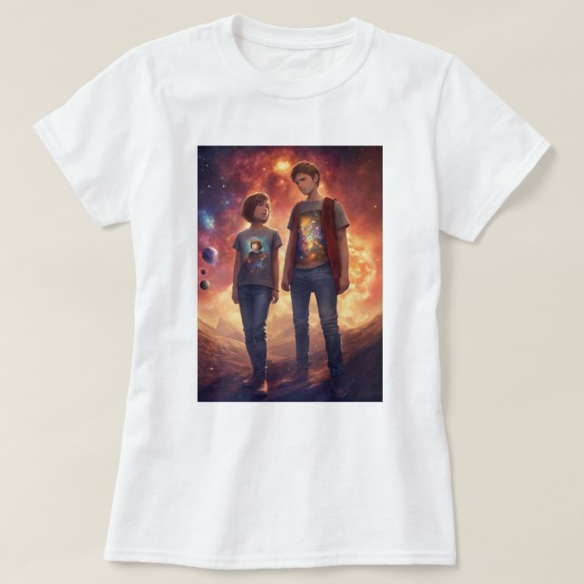 "Ek Kahani Safed Rang Mein" T-Shirt (Design Front)