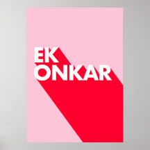 Ek Onkar Contemporary Design Poster