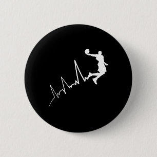 EKG frequency of basketball player heartbeat dunki Button