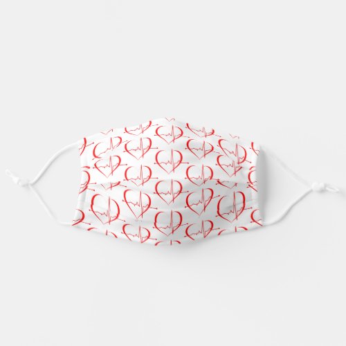 EKG Heartbeat Face Mask