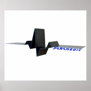 EKG Paramedic Poster