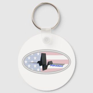 EKG Paramedic USA Keychain