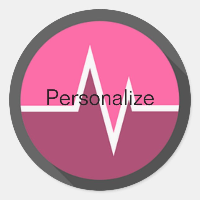 EKG pink sticker (Front)