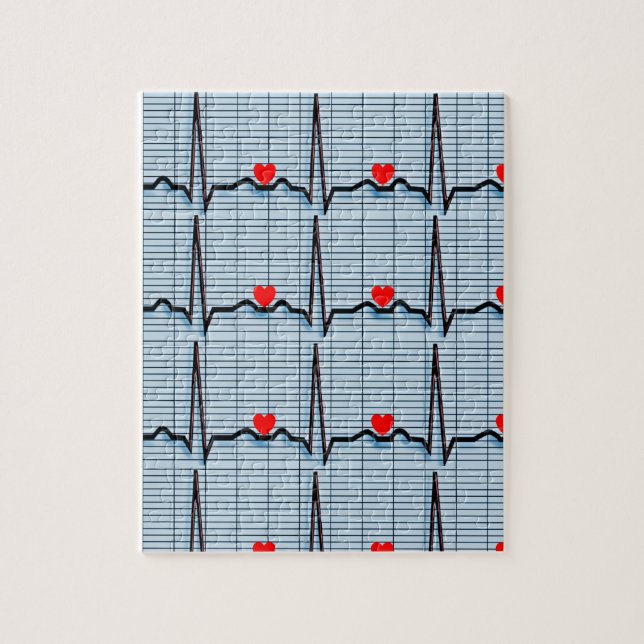 EKG Strips Jigsaw Puzzle (Vertical)