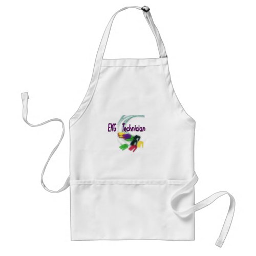 EKG Technician Gifts Adult Apron