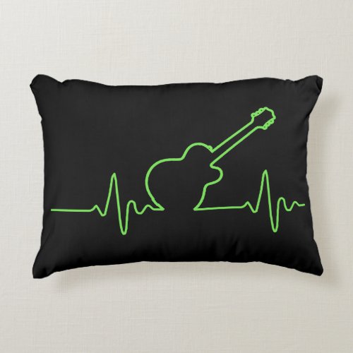 EKGuitar Decorative Pillow