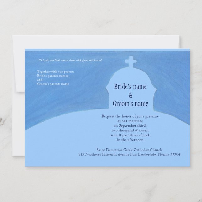 Ekklisia Invitation (Front)