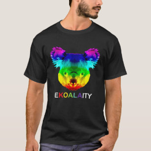 Ekoalaity  Cute Koala Bear  Gay Lgbt Rainbow Pride T-Shirt